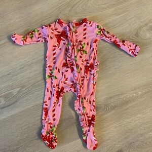 Posh Peanut Christmas Candy Cane Sleeper NB